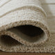 Teena Extra Large Area Rug with Border Design | Ivory Wool 9x13