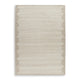 Emery Extra Large Area Rug | Table Tufted Design | Brown Wool 10x14