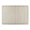 Emery Extra Large Area Rug | Table Tufted Design | Brown Wool 10x14
