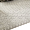 Winie Area Rug with Trellis Pattern | Table Tufted Design | Gray Wool 10x14