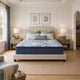 Helen Queen Size Euro Top Mattress with Cooling Gel Latex | Blue Fabric 15"
