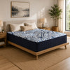 Xyno Queen Size Mattress | Memory Foam | Cooling Gel Latex | Blue Fabric 15"