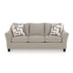 Wecy Queen Sofa Bed Sleeper with Memory Foam Mattress | Taupe Polyester 92"