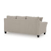 Wecy Queen Sofa Bed Sleeper with Memory Foam Mattress | Taupe Polyester 92"