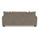 Teu Queen Sofa Sleeper, 2 Pillows, Memory Foam Bed | Suede Gray Polyester 90"