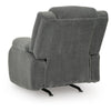 Duke Power Rocker Recliner Chair| Pillow Top Arms | USB Ports | Gray Velvet