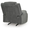 Duke Power Rocker Recliner Chair| Pillow Top Arms | USB Ports | Gray Velvet