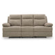 Silvy Reclining Sofa with Drop Down Table | USB Ports | Mocha Chenille 86"