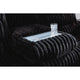 Becca Dual-Power Reclining Sofa with Drop Down Table | Onyx Corduroy 91"