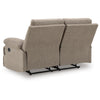 Silvy Reclining Loveseat with Pull-Tab Mechanism | Mocha Chenille 64"