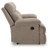 Silvy Reclining Loveseat with Pull-Tab Mechanism | Mocha Chenille 64"
