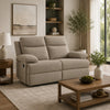 Silvy Reclining Loveseat with Pull-Tab Mechanism | Mocha Chenille 64"
