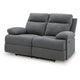 Silvy Reclining Loveseat with Pull-Tab Mechanism | Charcoal Chenille 64"