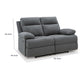 Silvy Reclining Loveseat with Pull-Tab Mechanism | Charcoal Chenille 64"