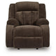 Duke Power Rocker Recliner Chair| Pillow Top Arms | USB Ports | Brown Velvet