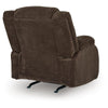 Duke Power Rocker Recliner Chair| Pillow Top Arms | USB Ports | Brown Velvet