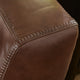 Liano Modern Sofa with Wide Seating | Low-Profile Base | Brown Leather 95"