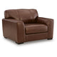 Liano Oversized Chair | Low-Profile Legs | Canyon Leather-Faux Leather