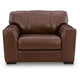 Liano Oversized Chair | Low-Profile Legs | Canyon Leather-Faux Leather
