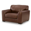 Liano Oversized Chair | Low-Profile Legs | Canyon Leather-Faux Leather