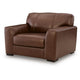 Liano Oversized Chair | Low-Profile Legs | Canyon Leather-Faux Leather