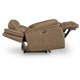 Glenn Power Recliner Chair with Adjustable Headrest | USB Port | Brown Leather