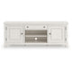 Lea TV St& Media Console | 2 Doors & Drawer | Antique White Hardwood 72"