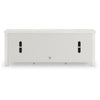 Lea TV St& Media Console | 2 Doors & Drawer | Antique White Hardwood 72"