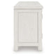 Lea TV St& Media Console | 2 Doors & Drawer | Antique White Hardwood 72"