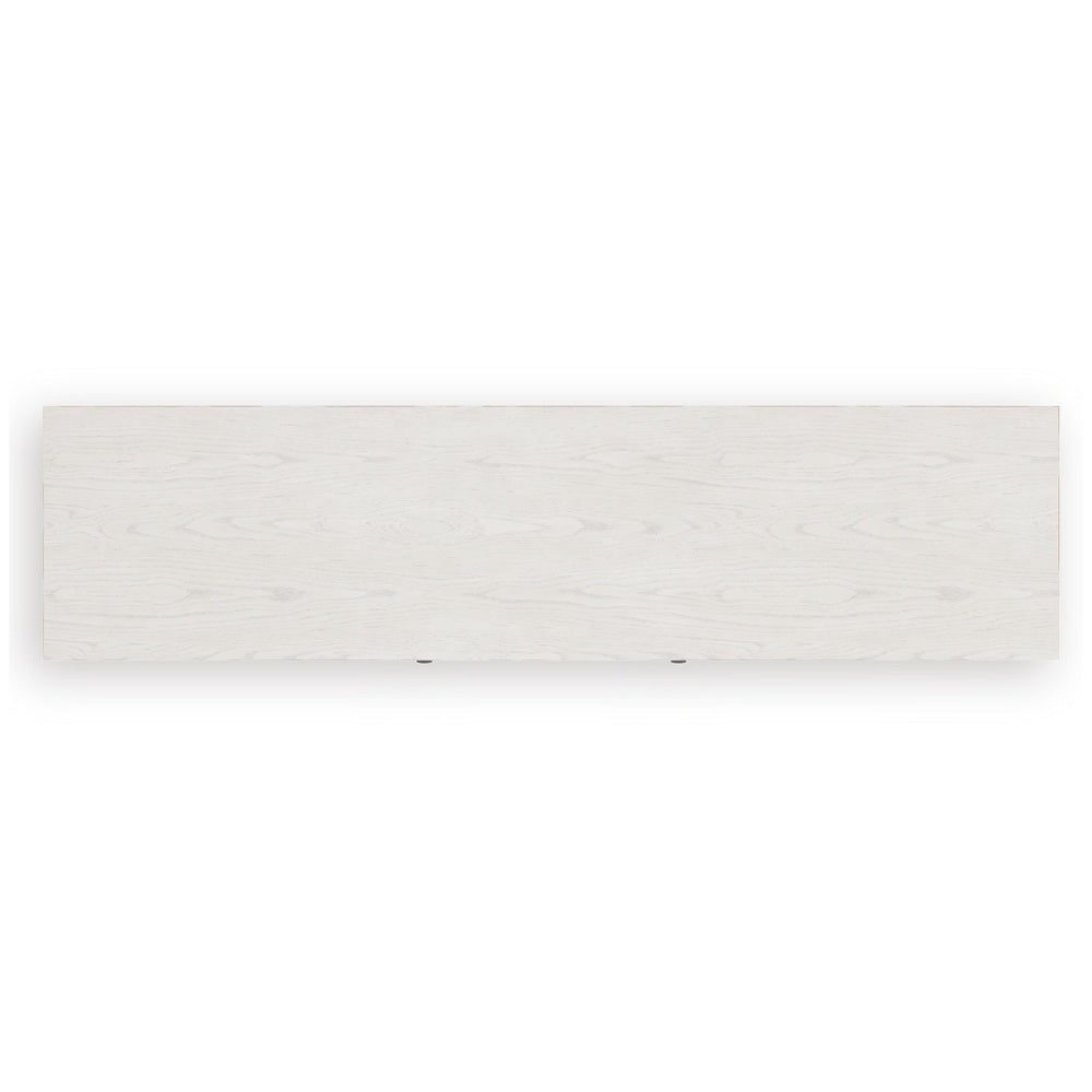 Lea TV St& Media Console | 2 Doors & Drawer | Antique White Hardwood 72"