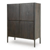 Orso Accent Cabinet with 4 Doors & Interior Shelves | Brown Wood 52"