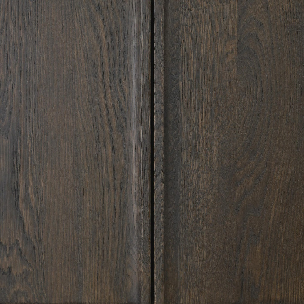 Orso Accent Cabinet with 4 Doors & Interior Shelves | Brown Wood 52"