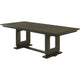 Heri Dining Table w 2 Leaves | Trestle Base | Chocolate Brown 54-90"