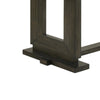 Heri Dining Table w 2 Leaves | Trestle Base | Chocolate Brown 54-90"