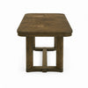 Moor Dining Table | 2 Leaves | Knotty Veneer Top | Dark Oak Brown 39-71"
