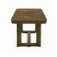 Moor Dining Table | 2 Leaves | Knotty Veneer Top | Dark Oak Brown 39-71"