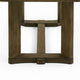 Moor Dining Table | 2 Leaves | Knotty Veneer Top | Dark Oak Brown 39-71"