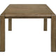 Rell Dining Table w Leaf | Knotty Oak Veneer Top | Antique Brown 64-82"