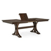 Mali Dining Table w Butterfly Leaf | Trestle Base | Dark Brown 64-82"