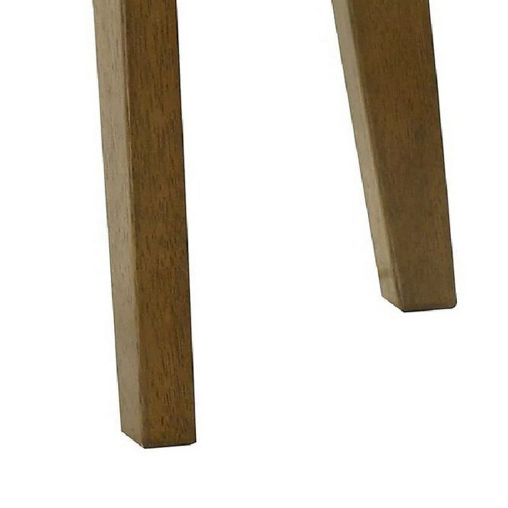 Stan Dining Bench | Noble Platinum Beige Seat | Smoke Walnut Brown 45"