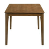 Stan Rectangular Dining Table | Flared Legs | Smoke Walnut Brown 63"