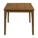 Stan Rectangular Dining Table | Flared Legs | Smoke Walnut Brown 63"