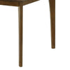 Stan Rectangular Dining Table | Flared Legs | Smoke Walnut Brown 63"