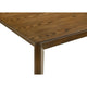 Stan Rectangular Dining Table | Flared Legs | Smoke Walnut Brown 63"