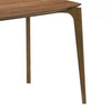 Ebik Couter Height Table | Rectangular | Angled Legs | Walnut Brown 59"