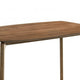 Ebik Couter Height Table | Rectangular | Angled Legs | Walnut Brown 59"