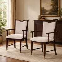 Dark Cherry Brown, Gold, Cream
