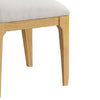 Cair Dining Side Chair Set of 2 | Beige Cushions | Natural Brown