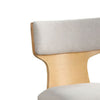 Cair Dining Side Chair Set of 2 | Beige Cushions | Natural Brown