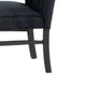 Sely Side Dining Chair Set of 2 | Foam Fill Seat & Channeled Back | Black